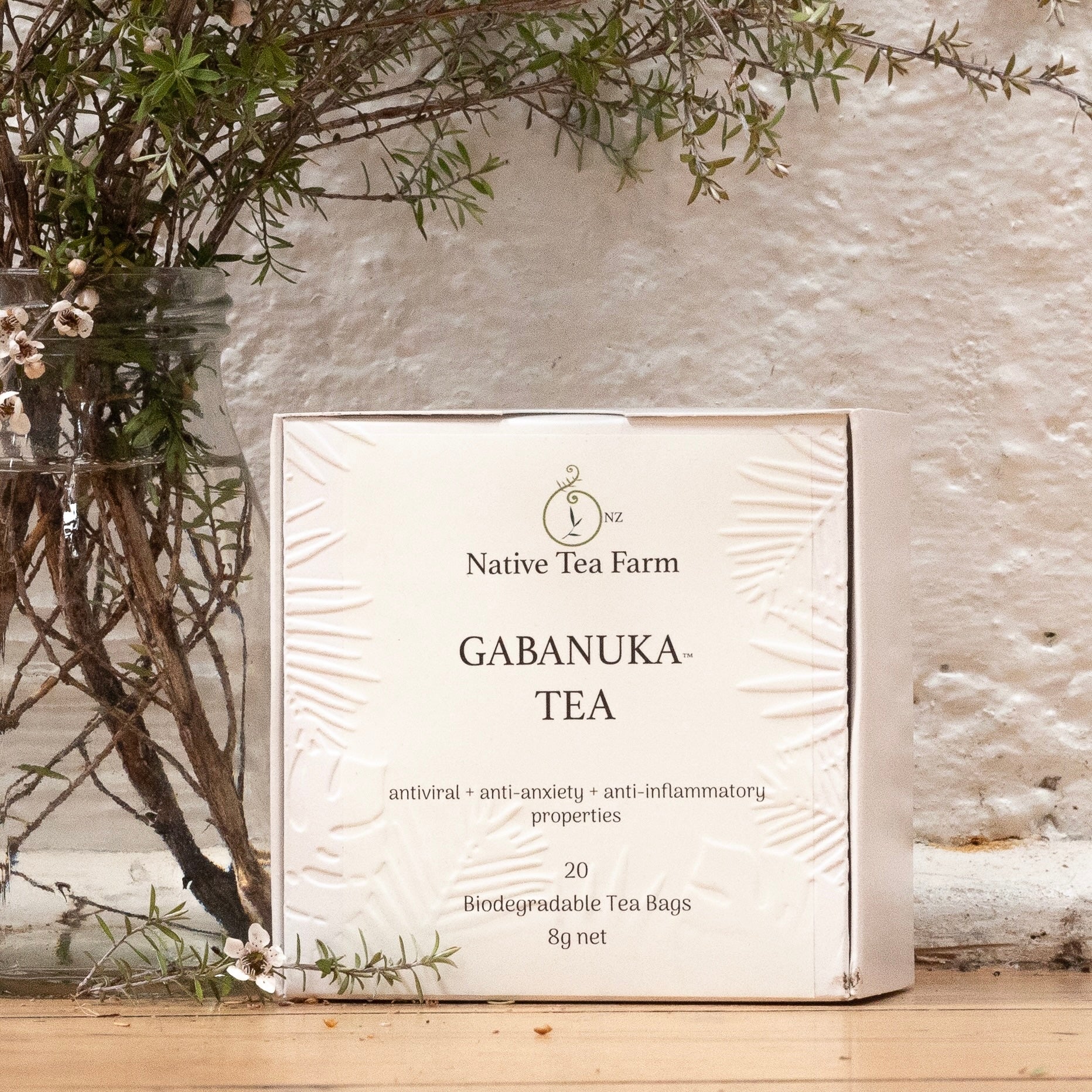 gaba manuka 20 tea bags in a box from New Zealand